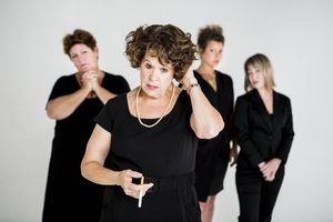 Laura Leininger as Karen Weston, Erika Hall as Ivy Weston, Bill Hutson as Beverly Wes Photo