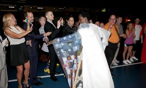 Rod Harrelson (Gypsy Robe Recipient) with Amanda Green, Jordan Roth, Lin-Manuel Miranda @ BroadwayWorld Rod Harrelson (Gypsy Robe Recipient) with Amanda Green, Jordan Roth, Lin-Manuel Miran Photo