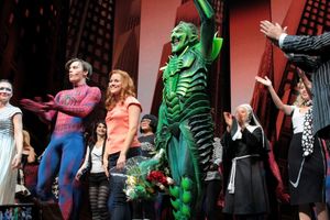 Katrina Lenk, Reeve Carney, Rebecca Faulkenberry, Patrick Page @ BroadwayWorld Katrina Lenk, Reeve Carney, Rebecca Faulkenberry, Patrick Page Photo