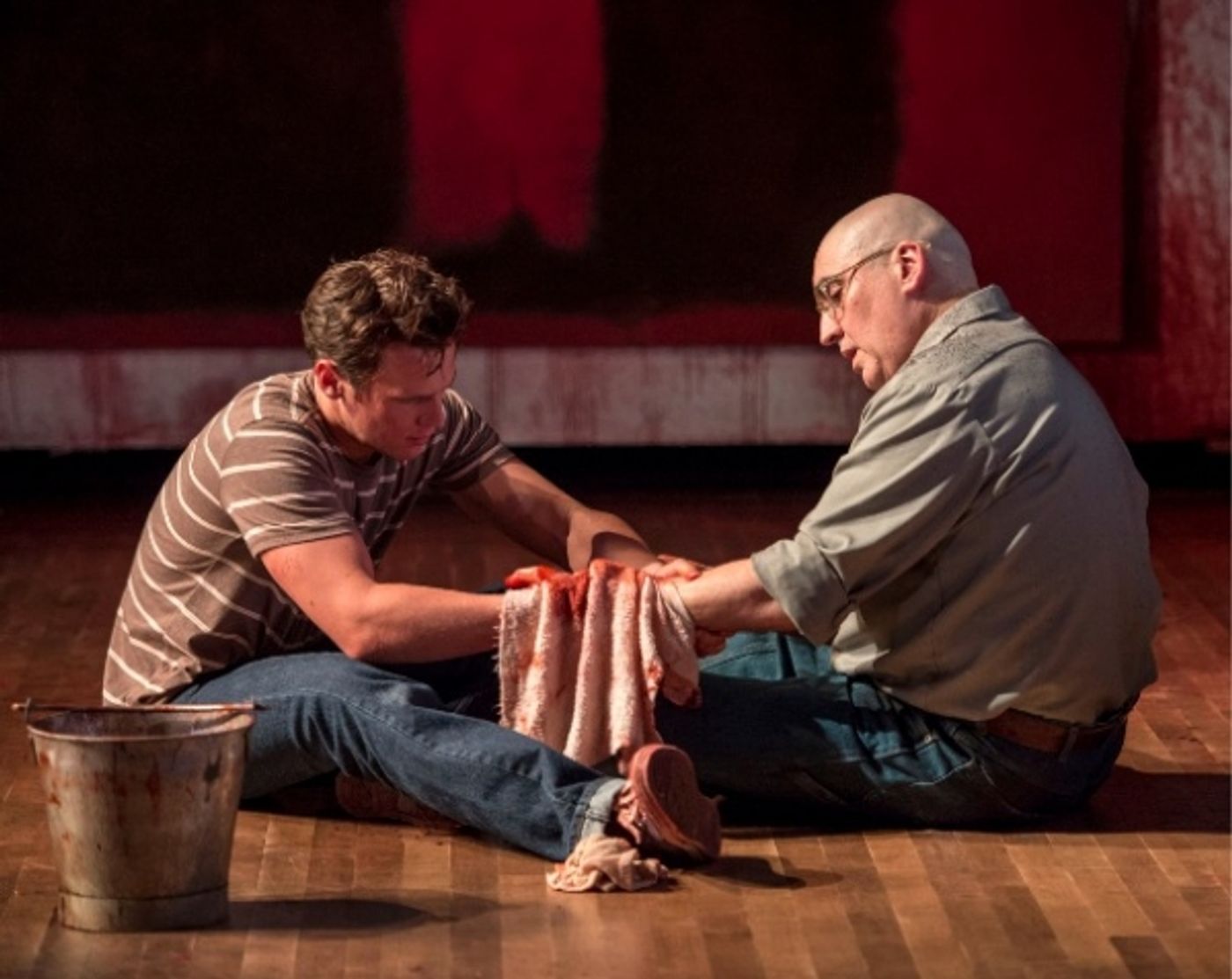 Photo Flash: First Look at Jonathan Groff and Alfred Molina in RED at the Mark Taper Forum! Photo Flash: First Look at Jonathan Groff and Alfred Molina in RED at the Mark Taper Forum! Image