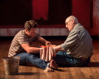 Jonathan Groff and Alfred Molina Photo