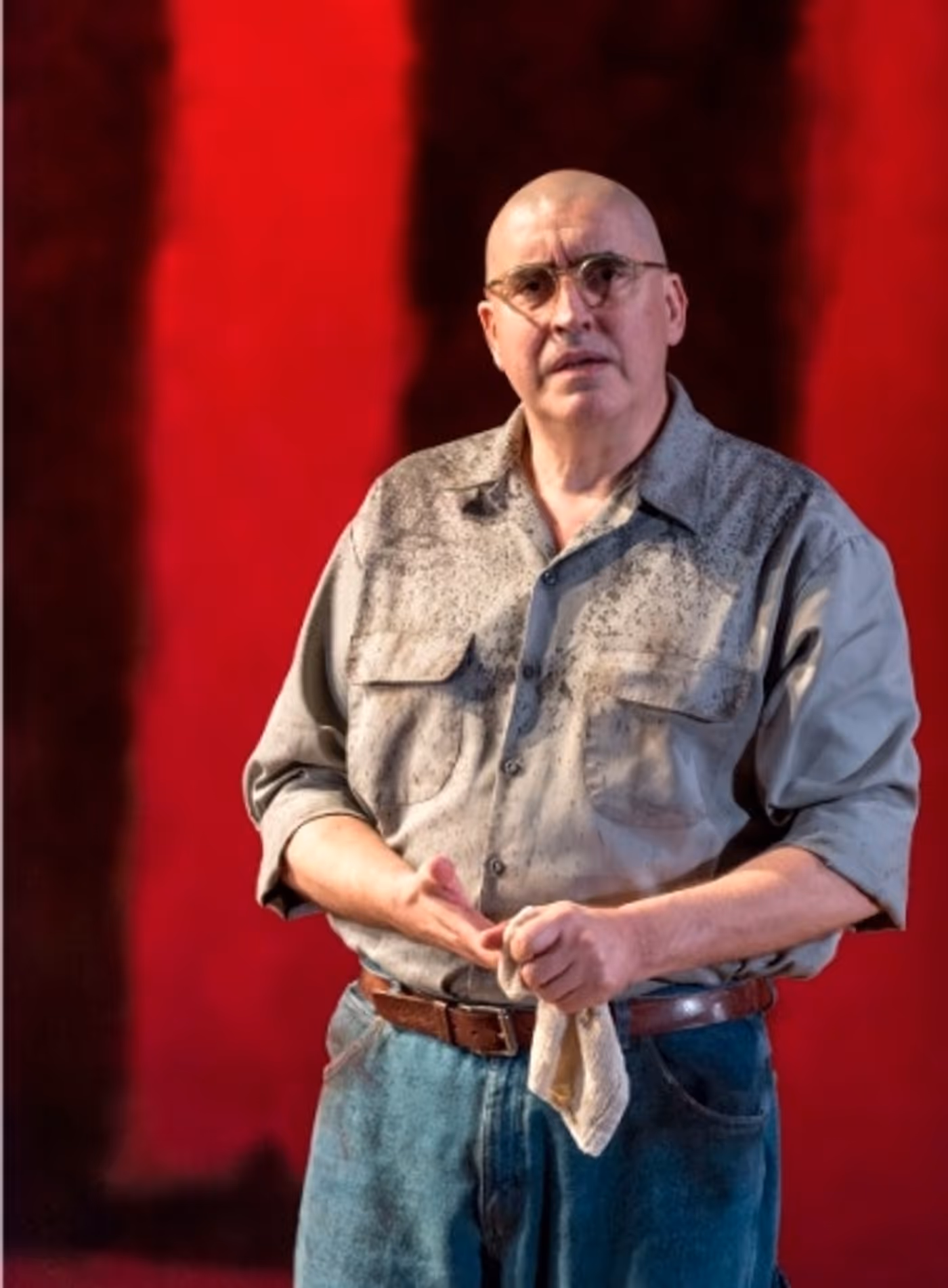 Photo Flash: First Look at Jonathan Groff and Alfred Molina in RED at the Mark Taper Forum!  Image