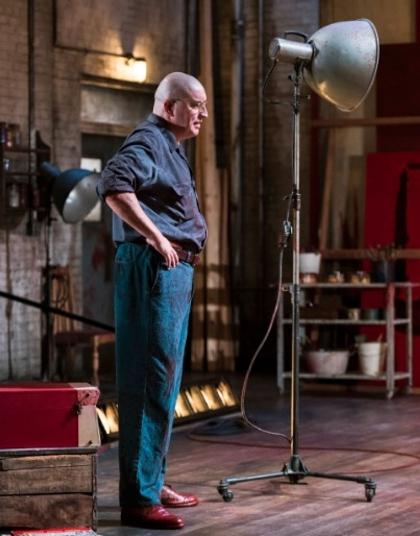 Photo Flash: First Look at Jonathan Groff and Alfred Molina in RED at the Mark Taper Forum!  Image