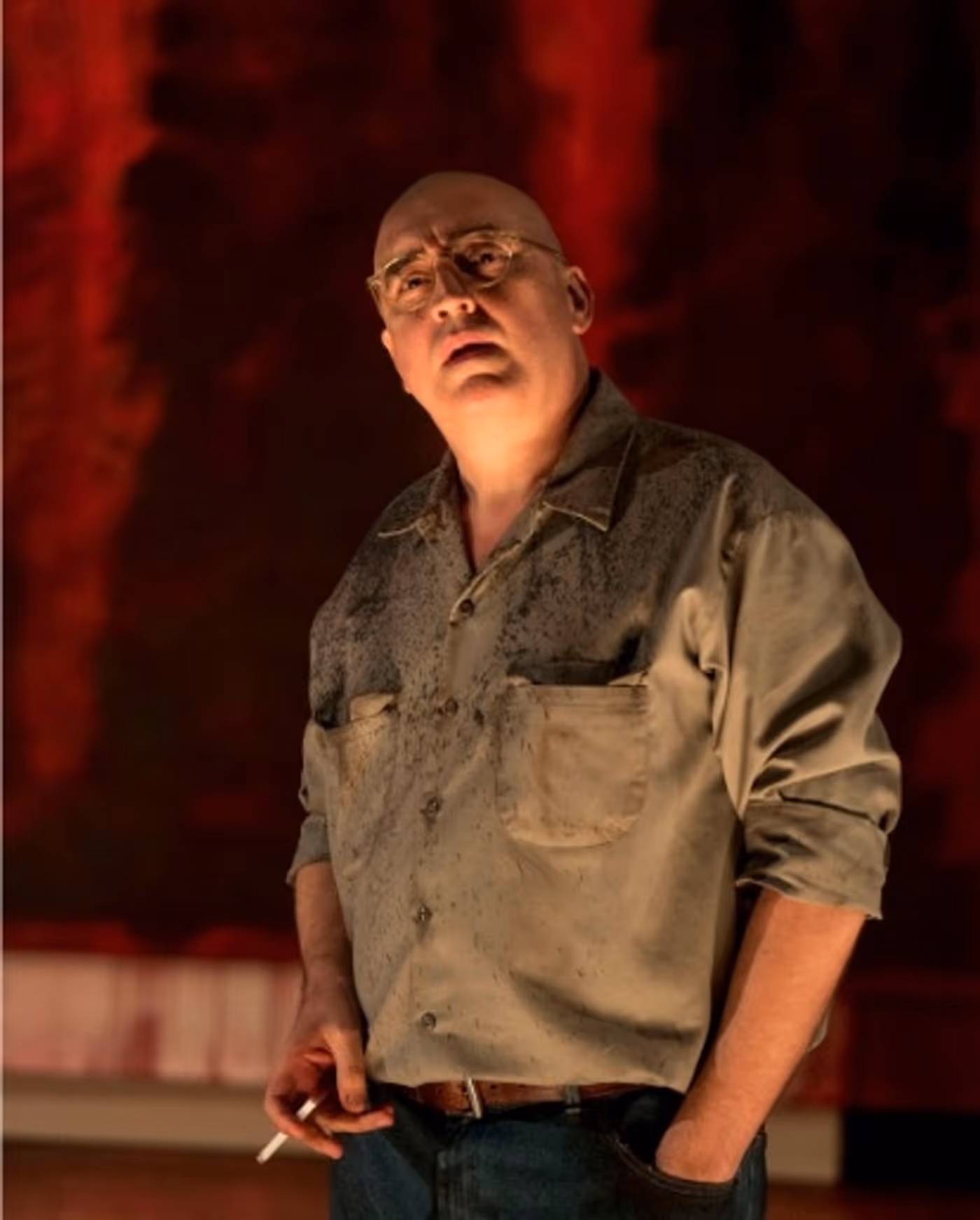 Photo Flash: First Look at Jonathan Groff and Alfred Molina in RED at the Mark Taper Forum!  Image