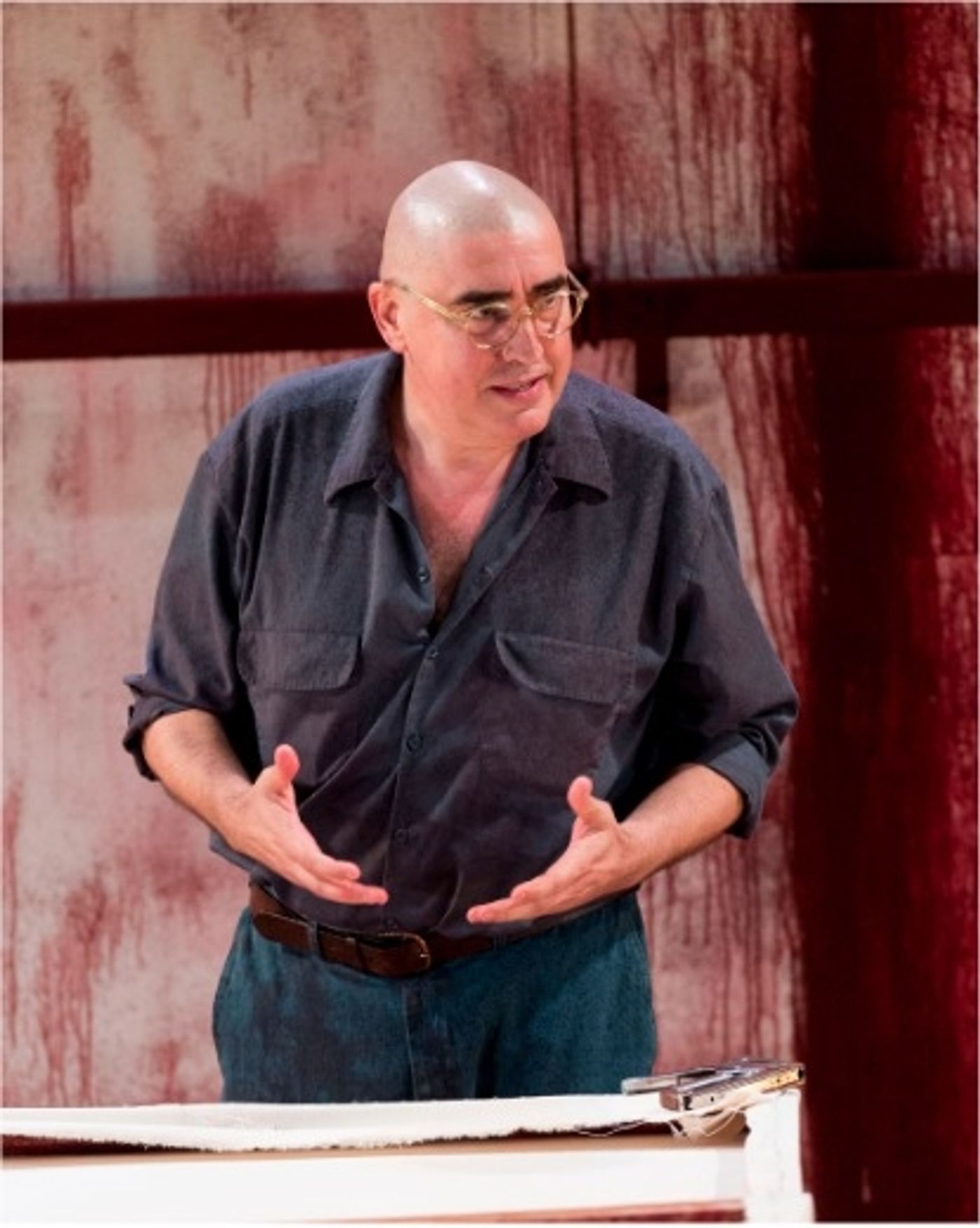 Photo Flash: First Look at Jonathan Groff and Alfred Molina in RED at the Mark Taper Forum!  Image