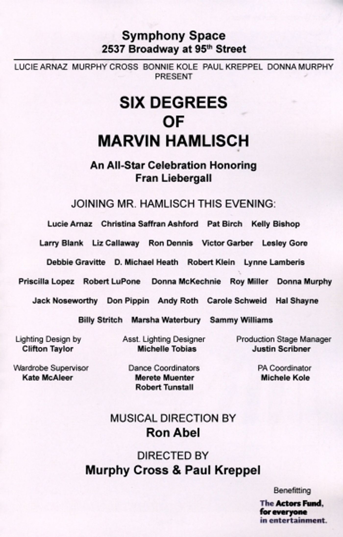 Photo Coverage: Remembering Marvin Hamlisch  Image