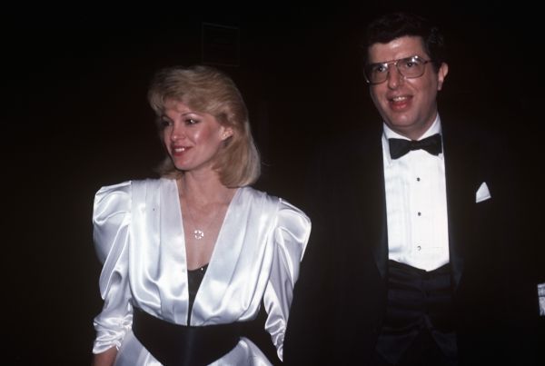 Marvin Hamlisch and Cindy Garvey in 1983 in New York City.  Photo