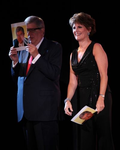 Marvin Hamlisch & Lucie Arnaz performing in the All Star Benefit Ã�'â€™Six Degr Photo