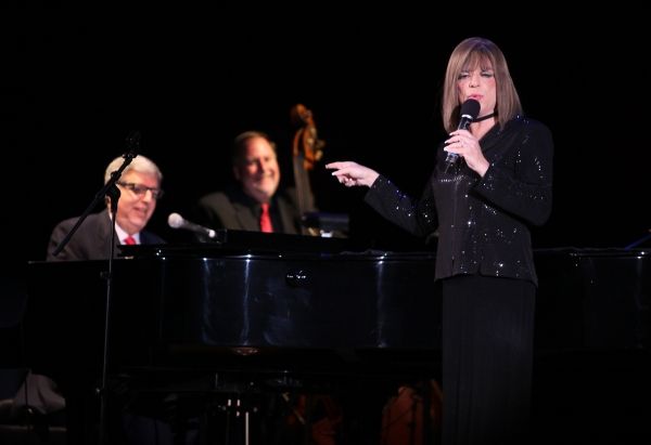 Marvin Hamlisch & Steven Brinberg aka Barbra Streisandperforming in the All Star Bene Photo