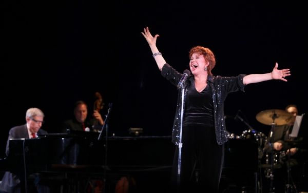 Marvin Hamlisch & Donna McKechnie performing in the All Star Benefit Ãƒâ€™Six  Photo