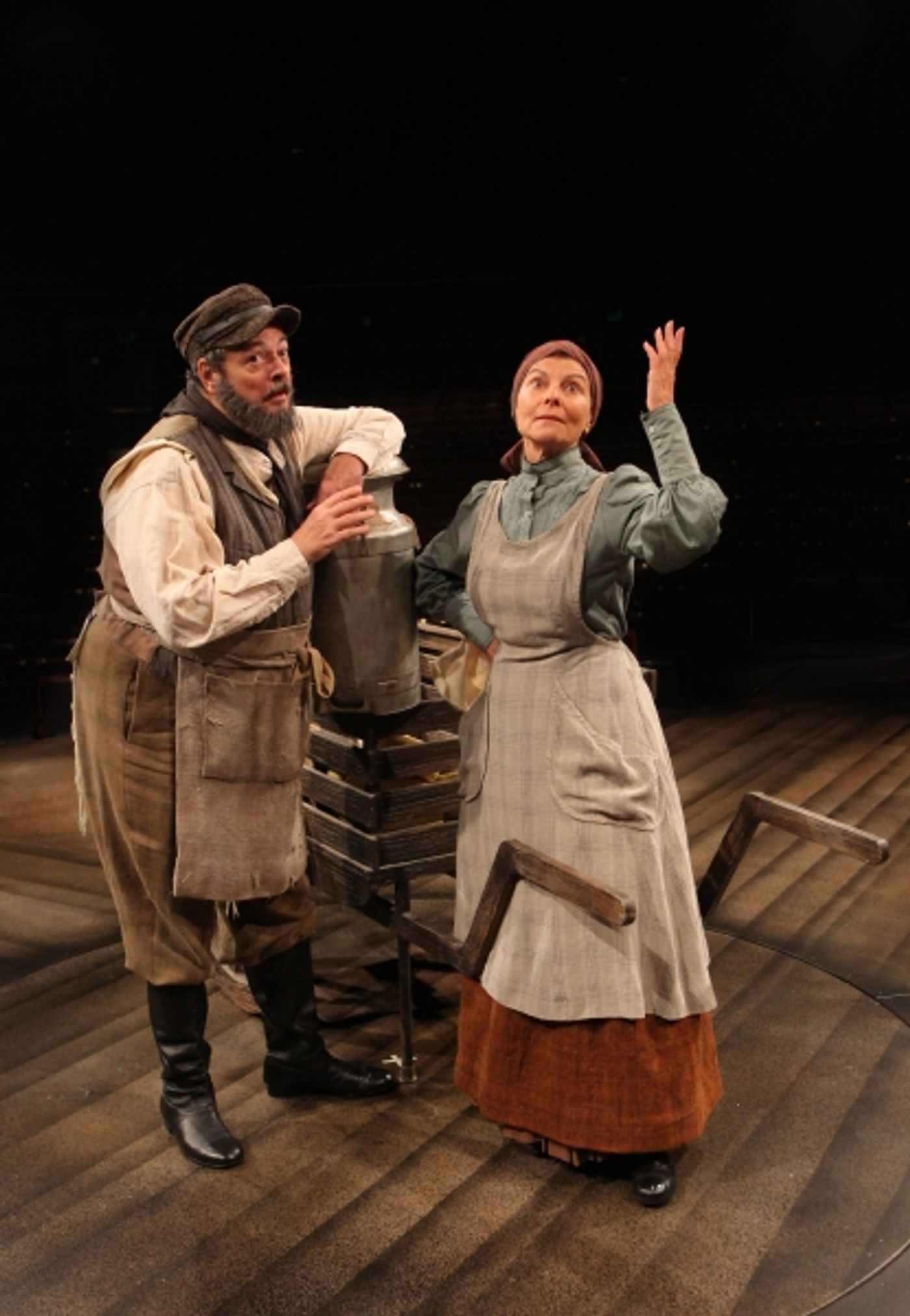 Photo Flash: Bob Amaral as 'Tevye' and Adrienne Barbeau as 'Golde' in Music Circus' FIDDLER ON THE ROOF  Image