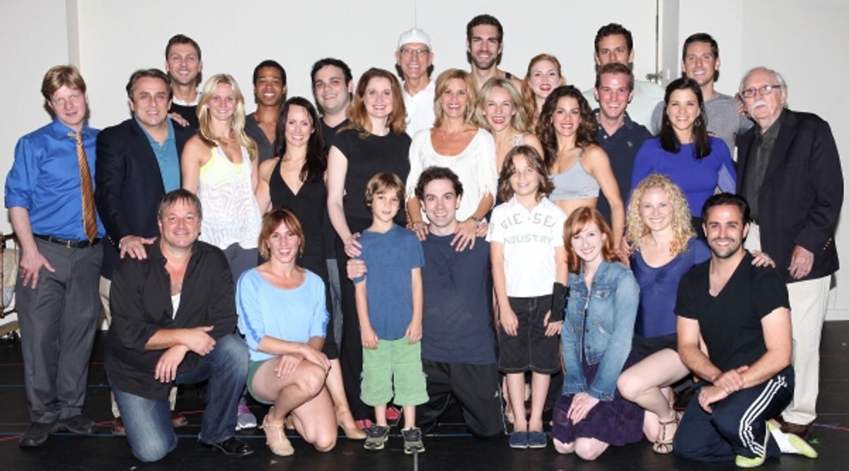 The Cast & Creative Team attend the Meet & Greet the cast of the New Broadway Show 'Chaplin The Musical'  at Foxwoods Theater Rehearsal Studios on August 7, 2012 in New York City. at 