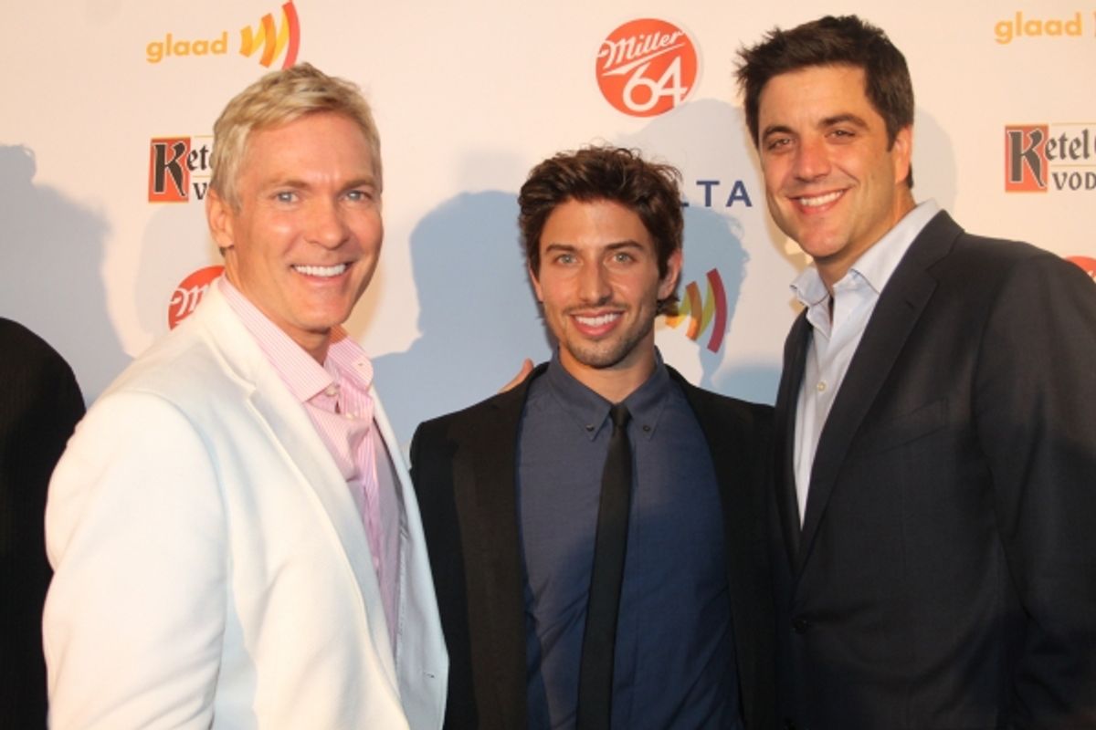 Sam Champion, Nick Adams and Josh Elliot   at 
