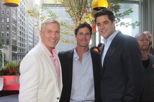 Sam Champion, GLAAD President Herndon Graddick and Josh Elliot   Photo