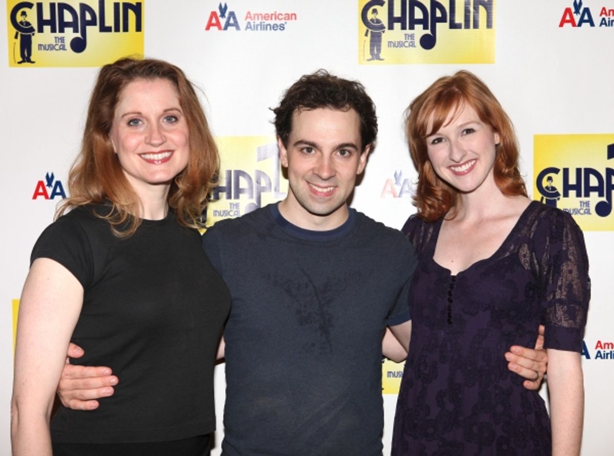 Christiane Noll, Rob McClure and Erin Mackey at 