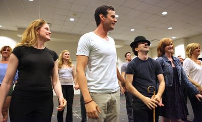 Christiane Noll, Wayne Alan Wilcox, Rob McClure, Erin Mackey & Jenn Colella Photo