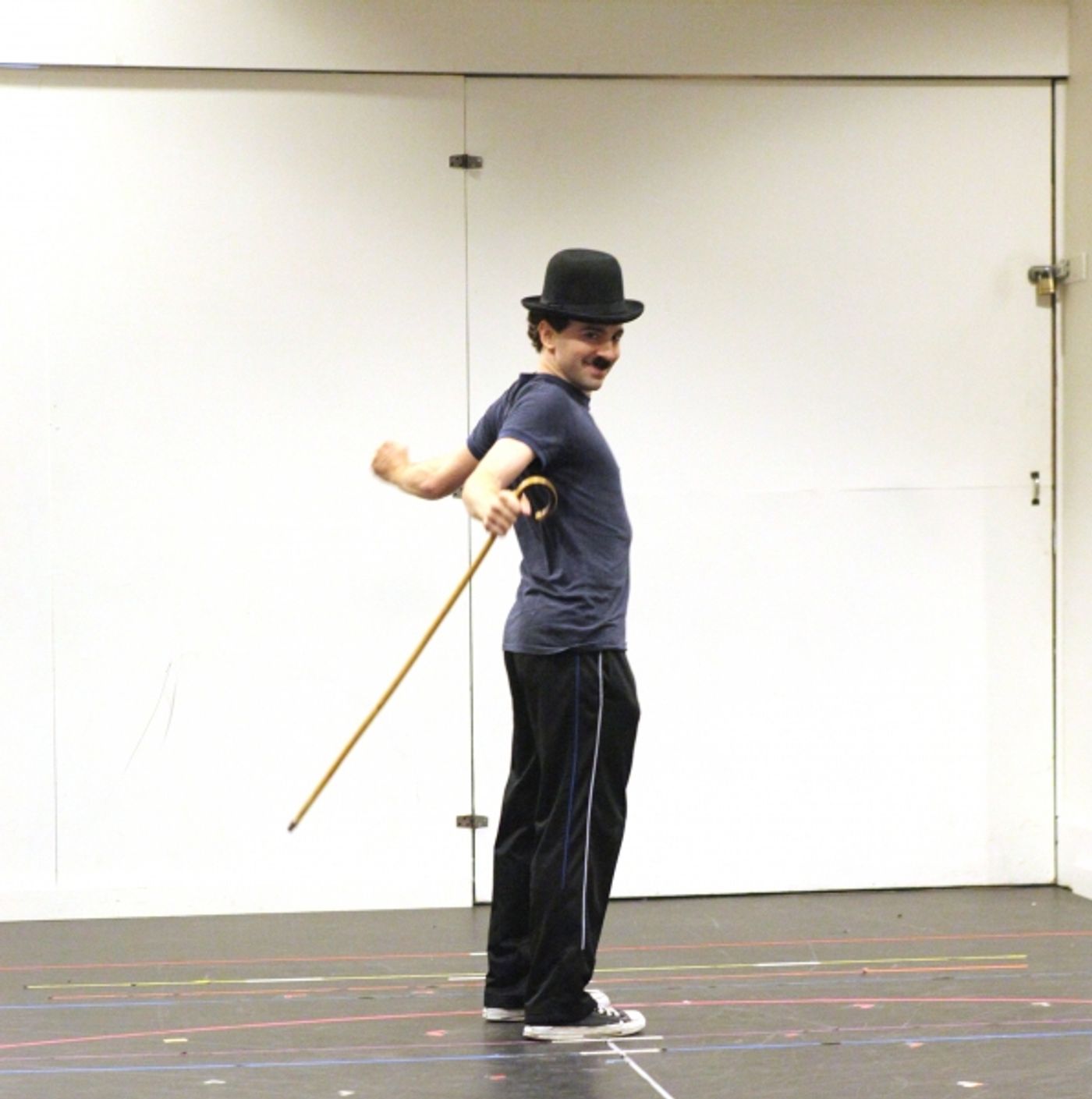 Photo Coverage: In Rehearsal with the Cast of CHAPLIN!  Image