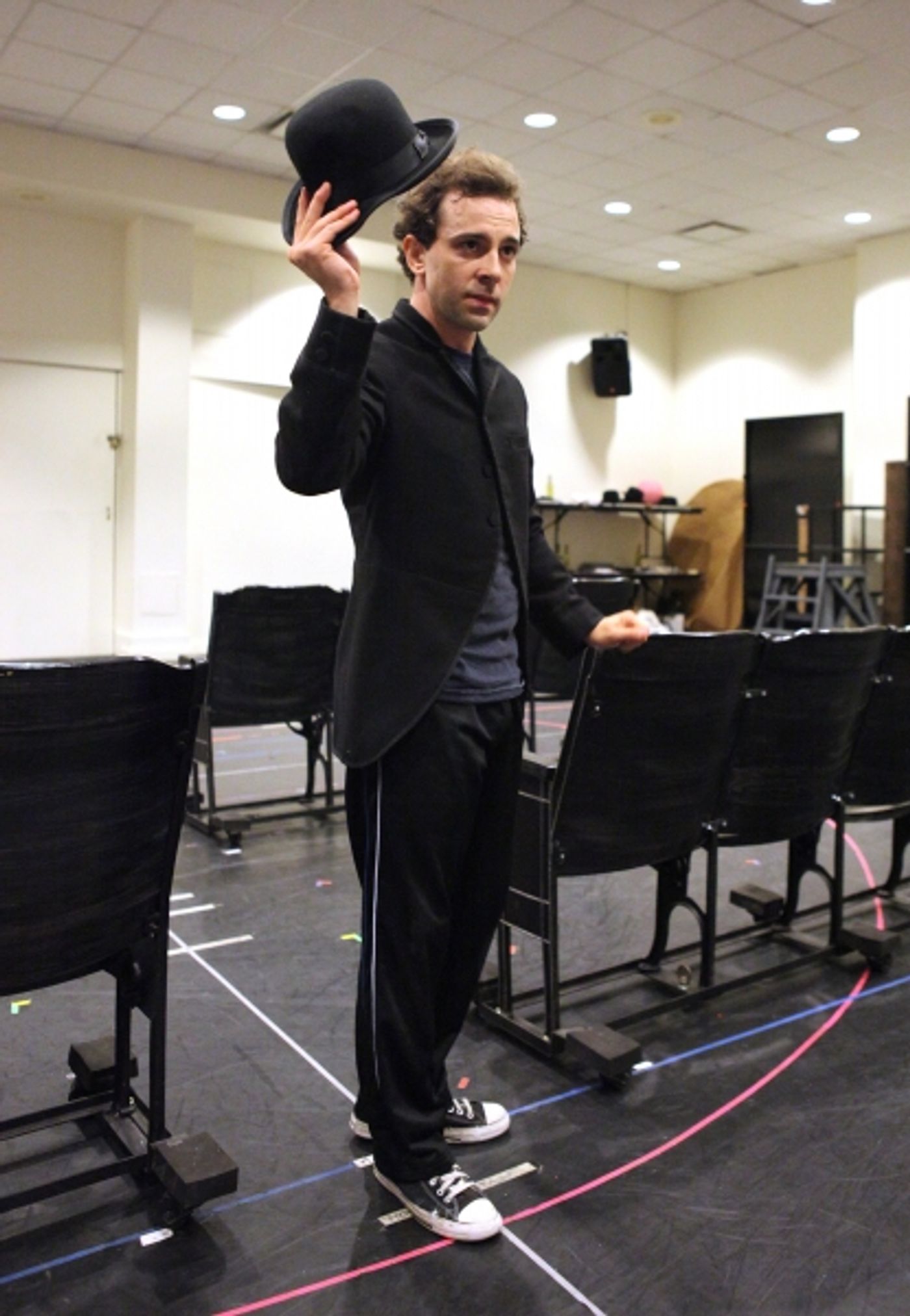 Photo Coverage: In Rehearsal with the Cast of CHAPLIN!  Image