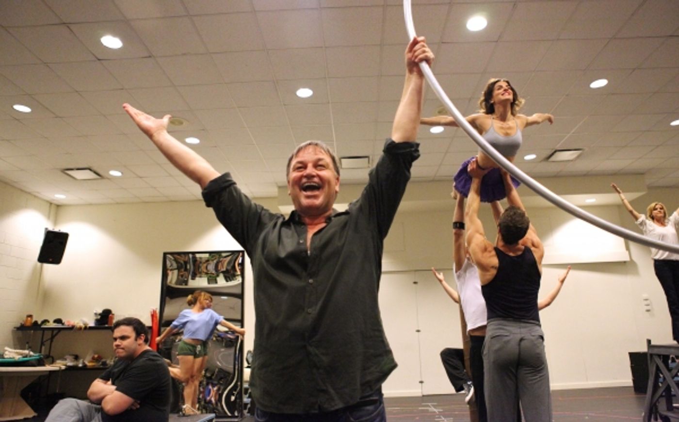 Photo Coverage: In Rehearsal with the Cast of CHAPLIN!  Image
