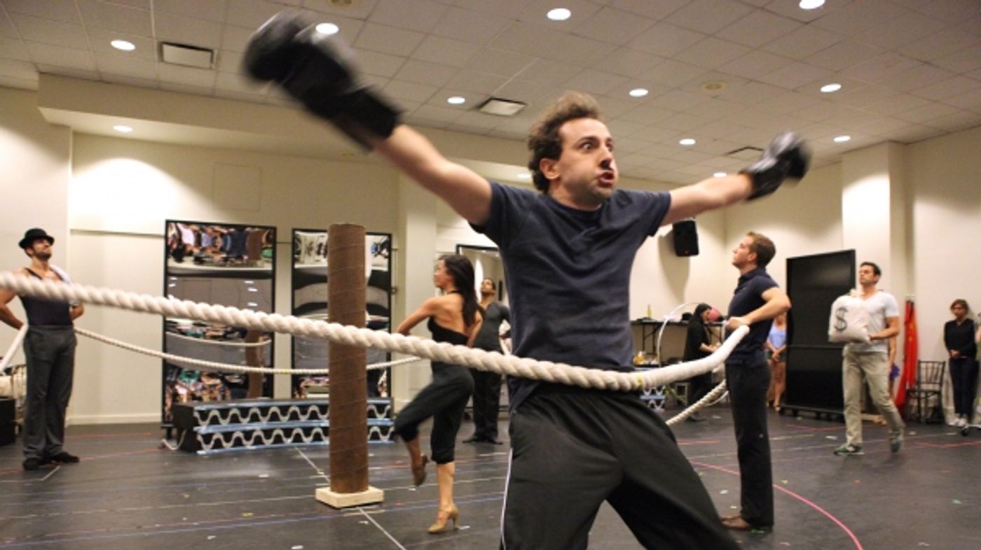 Photo Coverage: In Rehearsal with the Cast of CHAPLIN!  Image