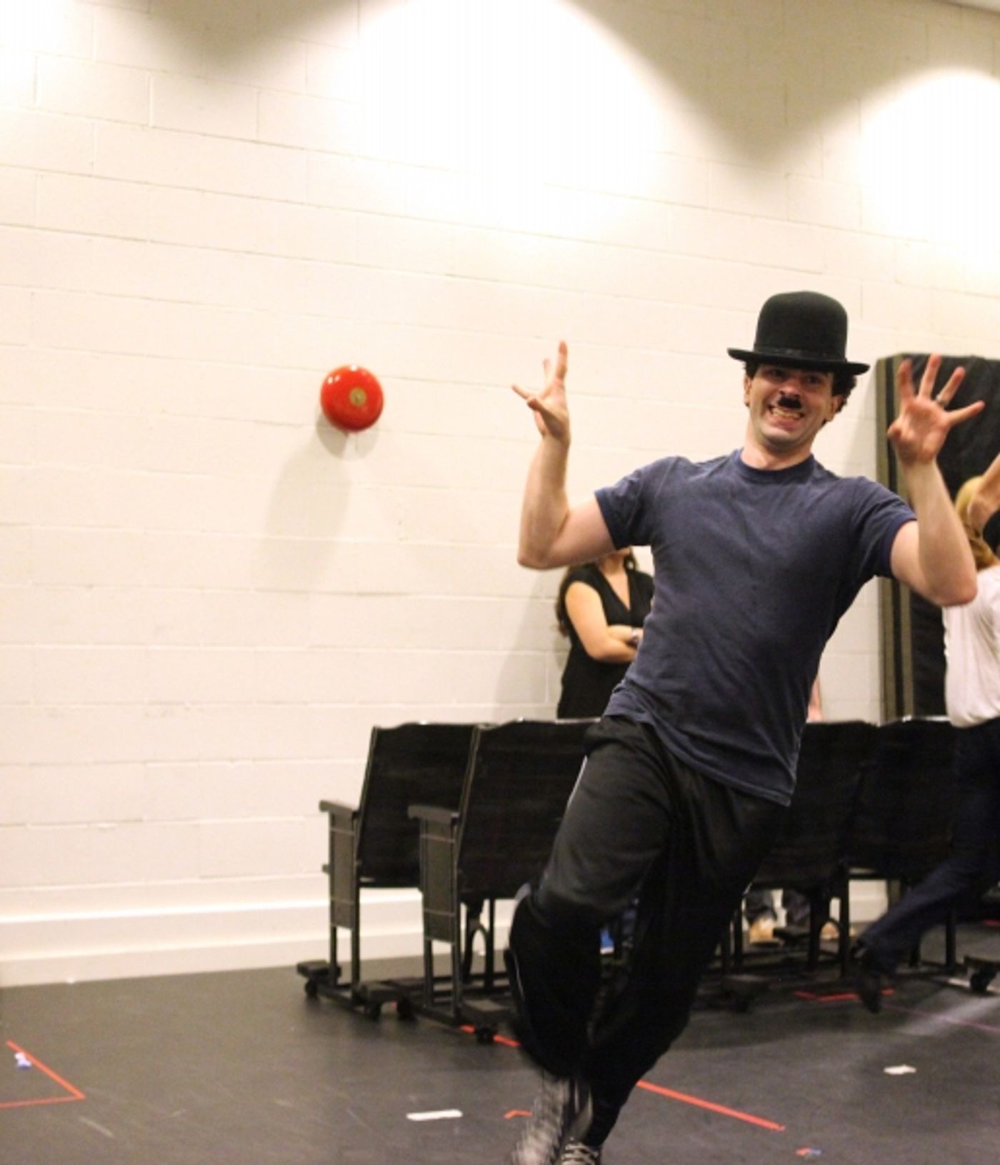 Photo Coverage: In Rehearsal with the Cast of CHAPLIN!  Image