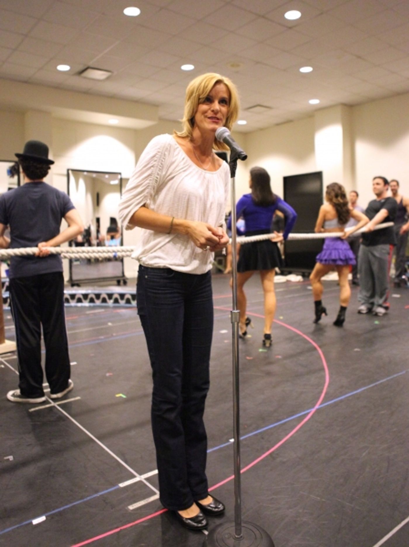Photo Coverage: In Rehearsal with the Cast of CHAPLIN!  Image