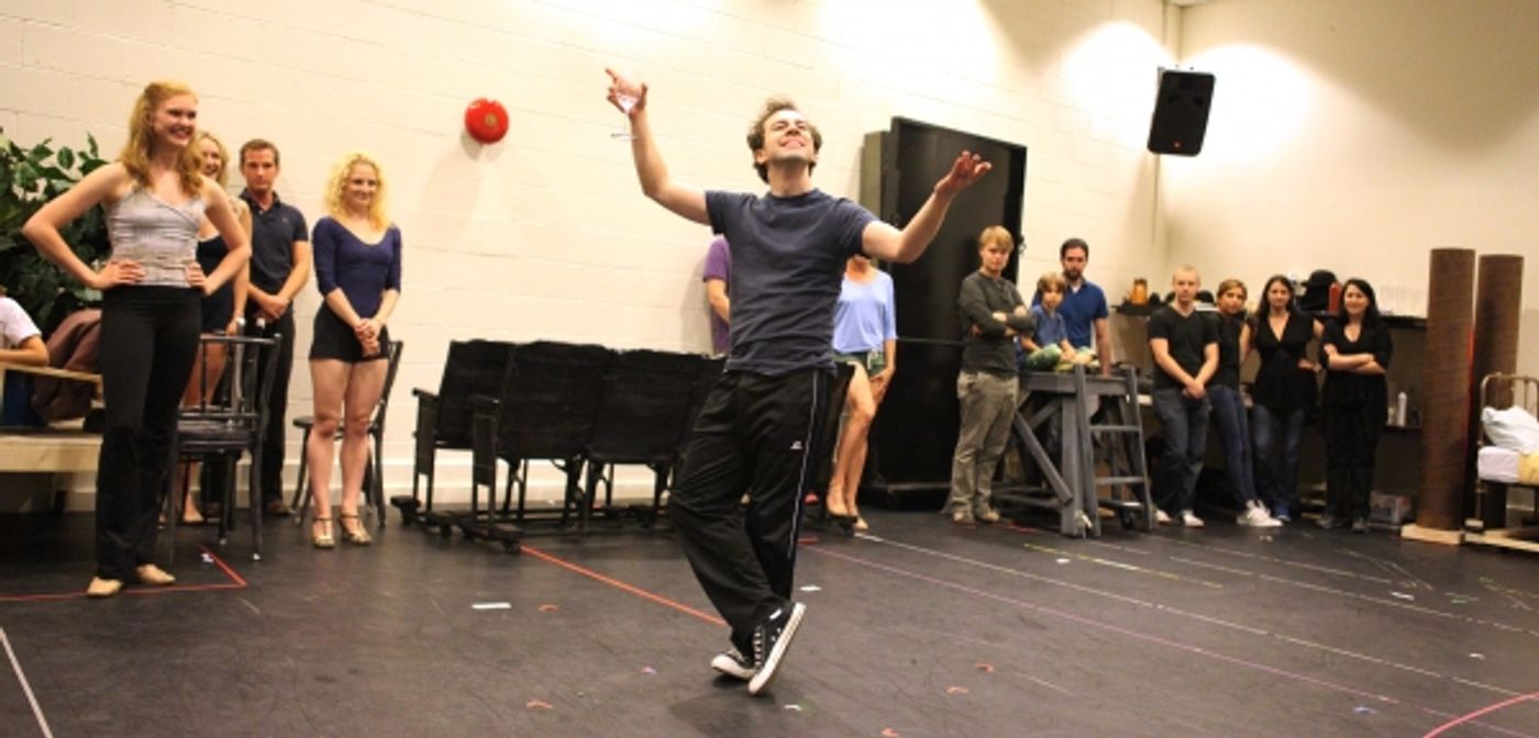 Photo Coverage: In Rehearsal with the Cast of CHAPLIN!  Image