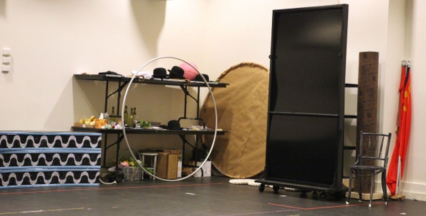 Photo Coverage: In Rehearsal with the Cast of CHAPLIN!  Image