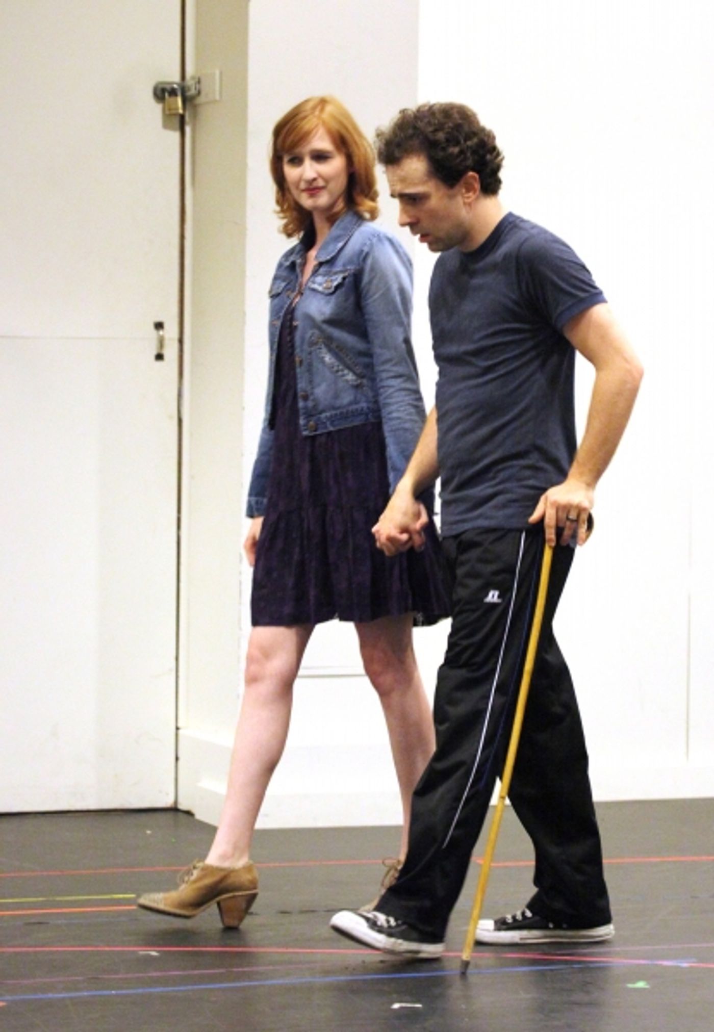 Photo Coverage: In Rehearsal with the Cast of CHAPLIN!  Image