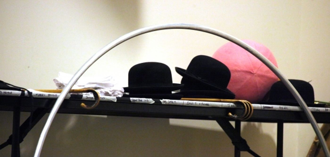 Photo Coverage: In Rehearsal with the Cast of CHAPLIN!  Image