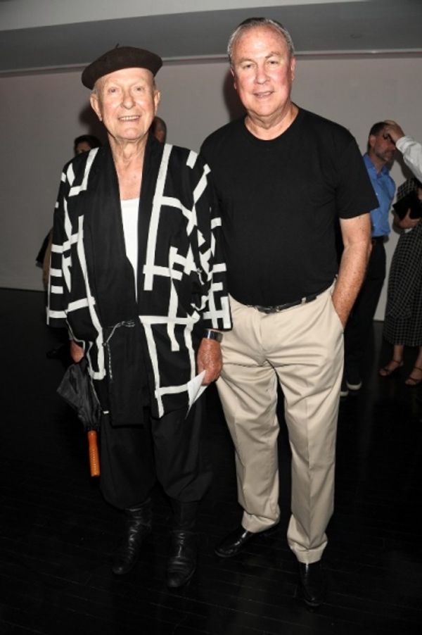 Jack Lenor Larson and Robert Wilson Photo