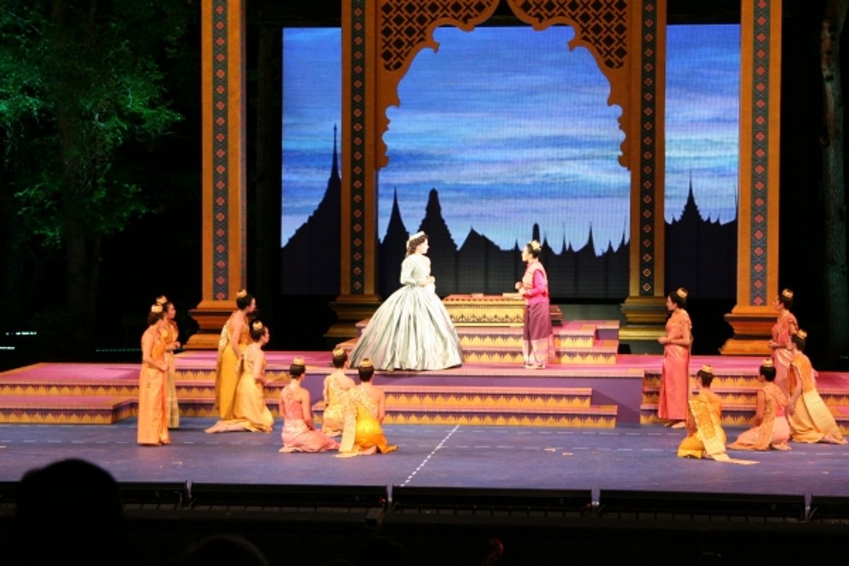 Laura Michelle Kelly and cast at 