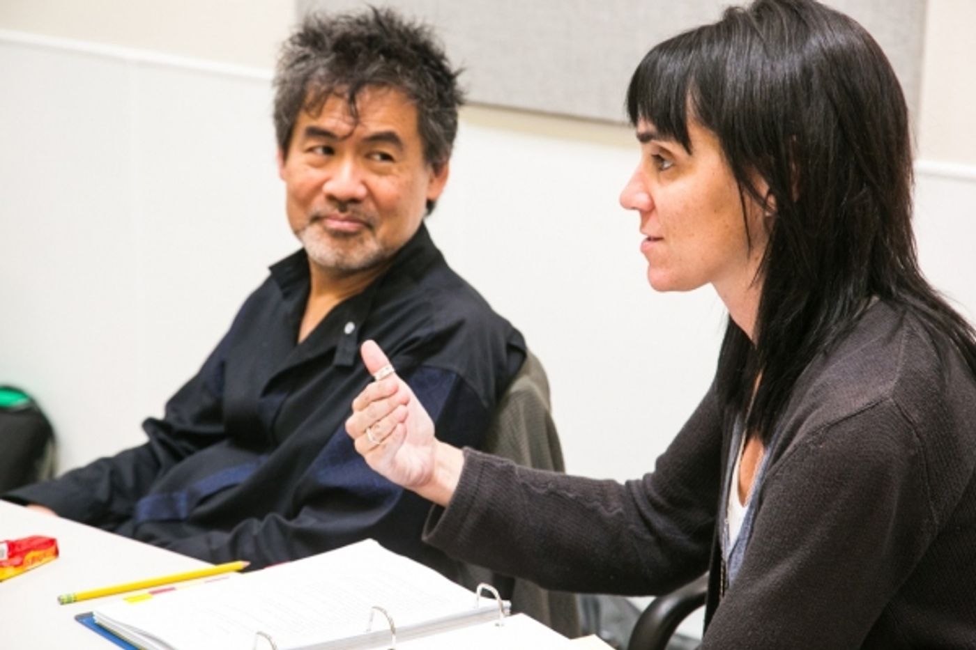 Photo Flash: David Henry Hwang, Leigh Silverman and More in Rehearsal for CHINGLISH at Berkeley Rep  Image