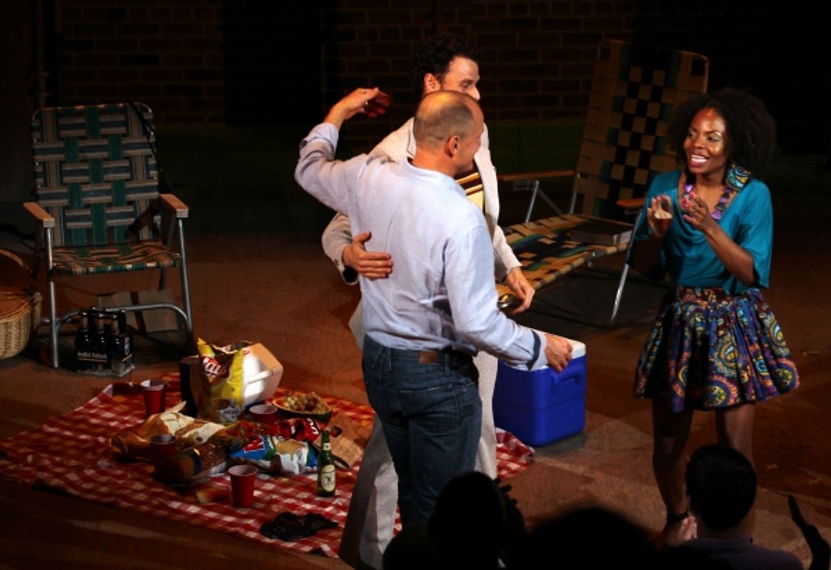 Lee Osorio, Marsha Stephanie Blake & Woody Harrelson at 