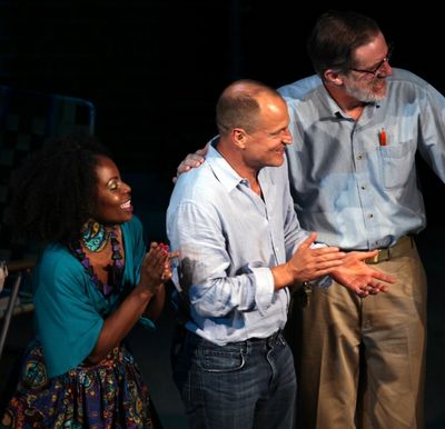 Lee Osorio, Marsha Stephanie Blake, Woody Harrelson & Nick Wyman Photo