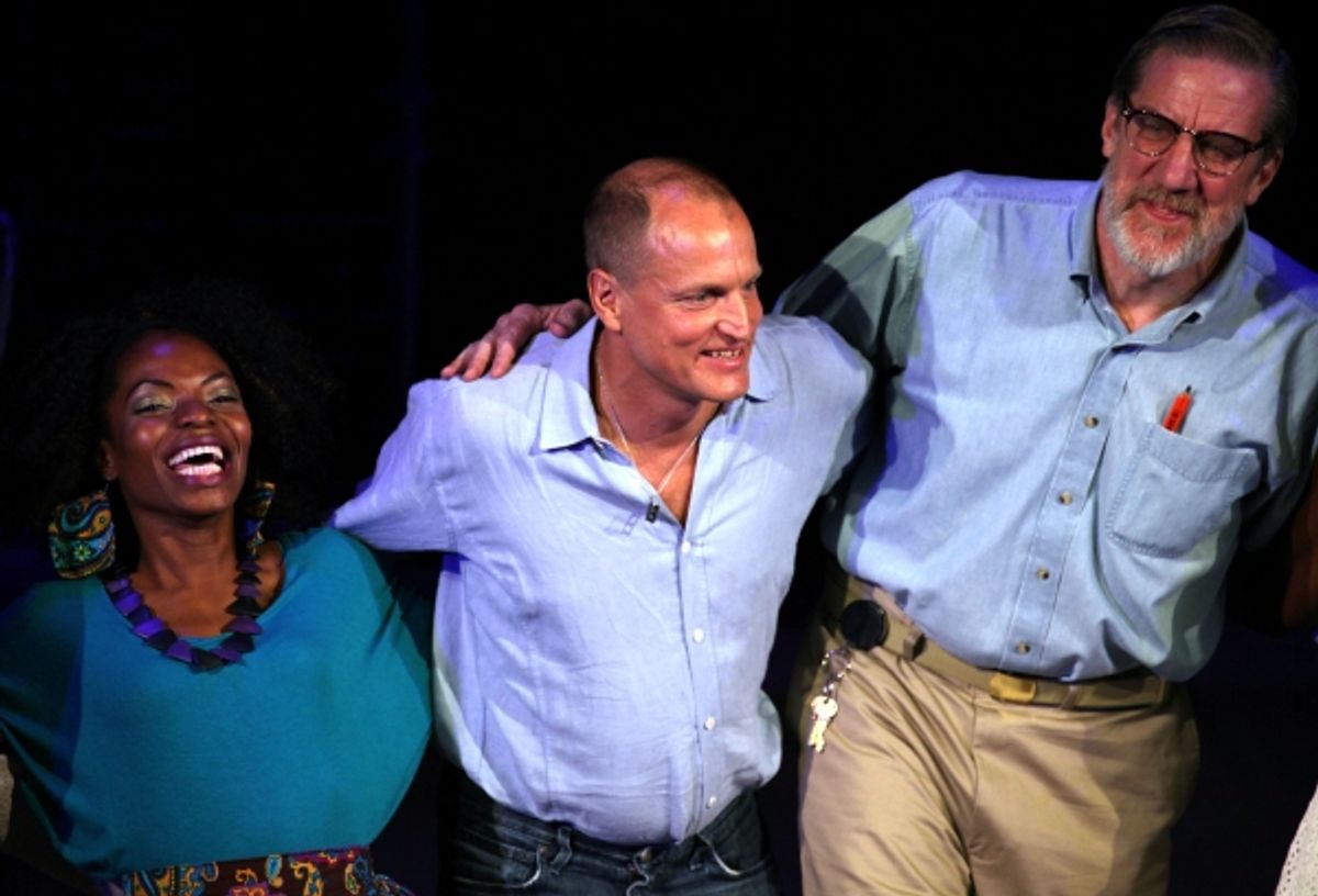 Marsha Stephanie Blake, Woody Harrelson & Nick Wyman at 