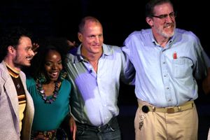 Lee Osorio, Marsha Stephanie Blake, Woody Harrelson & Nick Wyman Photo