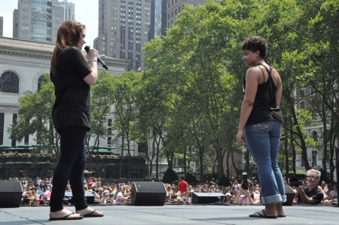 Photo Coverage: NEWSIES, REBECCA and More Perform at Broadway in Bryant Park!  Image