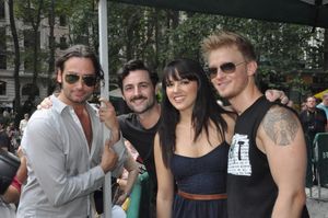 Constantine Maroulis, Max von Essen, Rachel Potter and Anthony Fedorov
@ BroadwayWorld Constantine Maroulis, Max von Essen, Rachel Potter and Anthony Fedorov
Photo