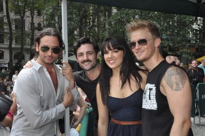 Constantine Maroulis, Max von Essen, Rachel Potter and Anthony Fedorov
 Photo