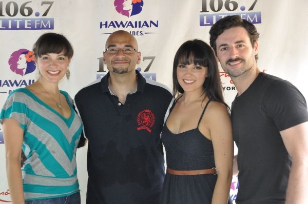 Victor Sosa with Christina DeCicco, Max Von Essen and Rachel Potter Photo
