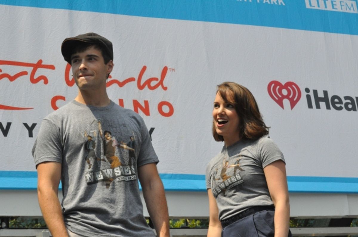 Corey Cott and Kara Lindsay at 