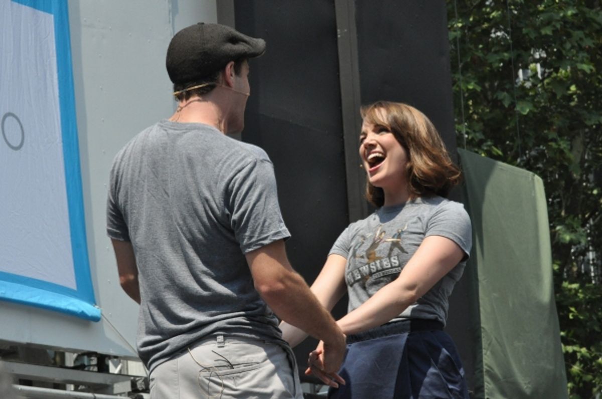 Corey Cott and Kara Lindsay at 