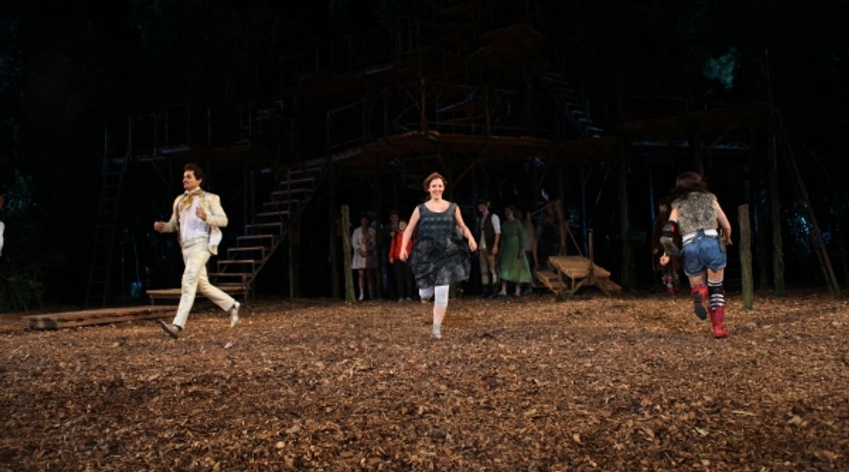 Ivan Hernandez, Jessie Mueller & Sarah Stiles  at 