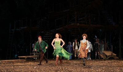Denis O'Hare & Donna Murphy & Amy Adams Photo