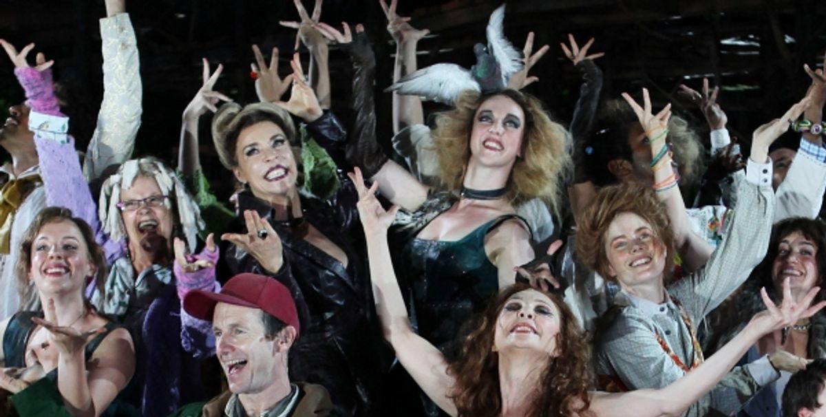 Gideon Glick, Ivan Hernandez, Jessie Mueller, Tina Johnson, Ellen Harvey, Bethany Moore, Denis O'Hare, Donna Murphy, Amy Adams, Eric R. Williams, Cooper Grodin, Josh Lamon,  Sarah Stiles, Chip Zien, Tess Soltau & Jack Broderick at 