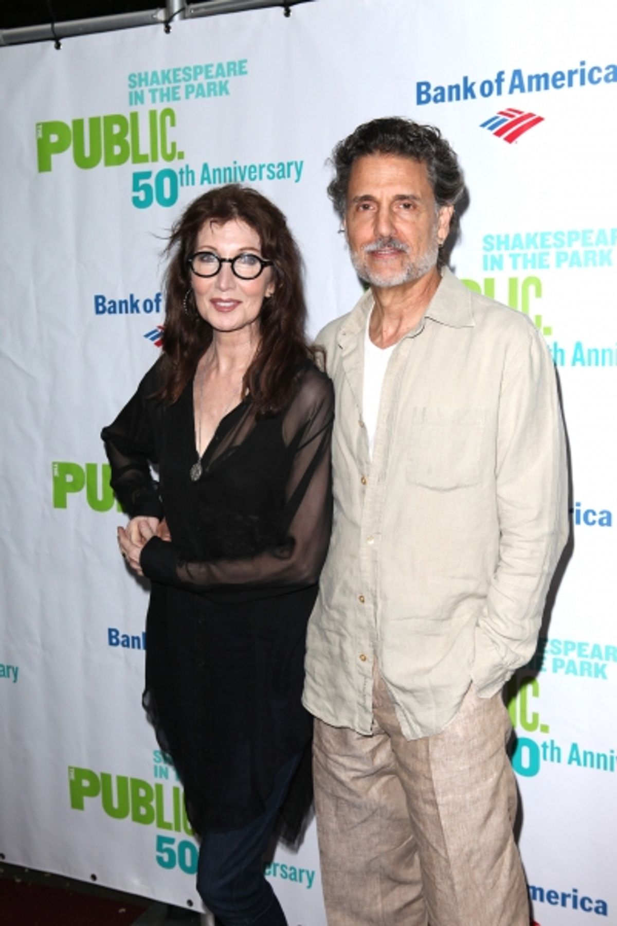 Joanna Gleason &  Chris Sarandon at 