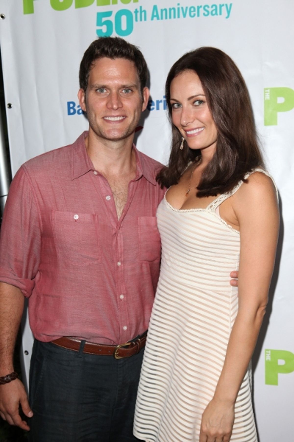 Steven Pasquale & Laura Benanti  at 