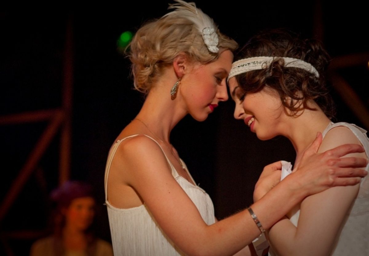 Peta Cornish (Jordan), Matilda Sturridge (Daisy) at 