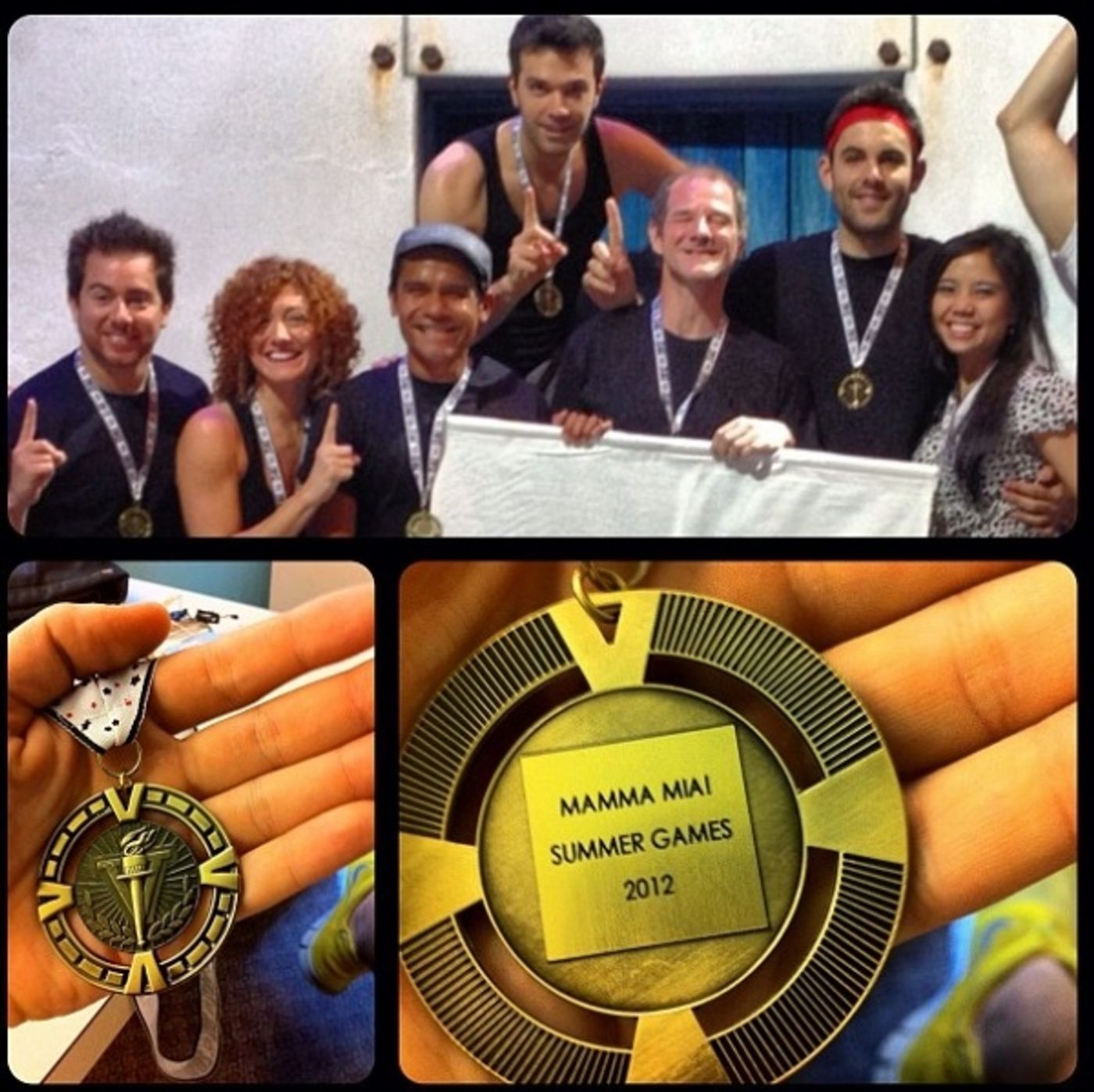 Photo Flash: Saturday Intermission Pics, Aug 11 - NEWSIES, NUTTY PROFESSOR and More Give Olympic Tributes!  Image